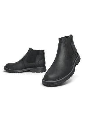 Botas En CUERO Para Hombre Marca Monserrate Ref Caporal Color Negro
