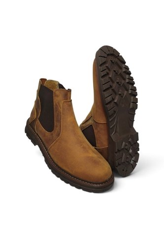 Botas En CUERO Para Hombre Marca Monserrate Ref Caporal Color Caoba Monserrate