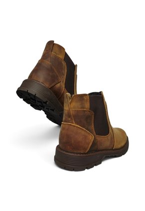 Botas En CUERO Para Hombre Marca Monserrate Ref Caporal Color Caoba