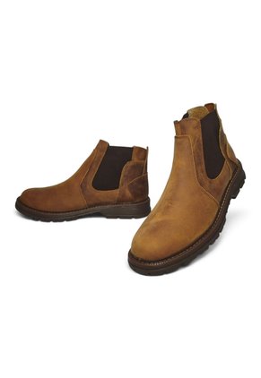 Botas En CUERO Para Hombre Marca Monserrate Ref Caporal Color Caoba