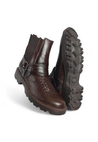 Botas En CUERO Para Hombre Marca Monserrate Ref Herradura Color Café Monserrate