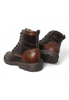 Botas En CUERO Para Hombre Marca Monserrate Ref Bisonte Color Café