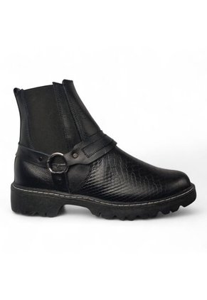 Botas En CUERO Para Hombre Marca Monserrate Ref Herradura Color Negro