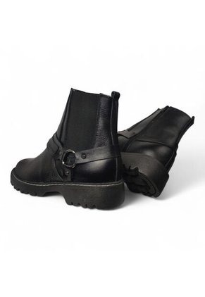 Botas En CUERO Para Hombre Marca Monserrate Ref Herradura Color Negro