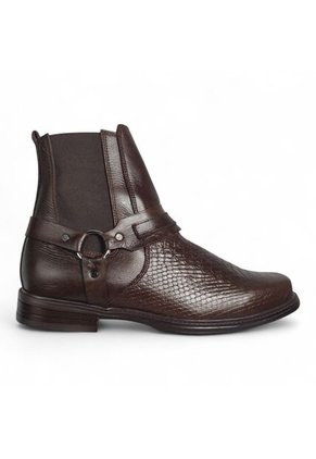Botas En CUERO Para Hombre Marca Monserrate Ref Potro Color Café