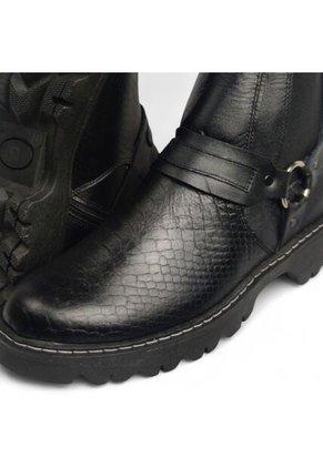 Botas En CUERO Para Hombre Marca Monserrate Ref Herradura Color Negro