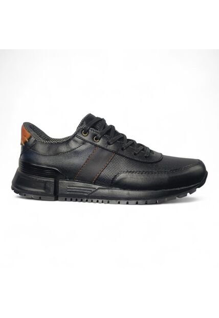 Tenis En CUERO Para Hombre Marca Monserrate Ref Vulcano Color Negro