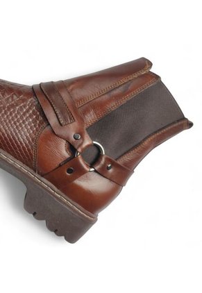 Botas En CUERO Para Hombre Marca Monserrate Ref Herradura Color Miel