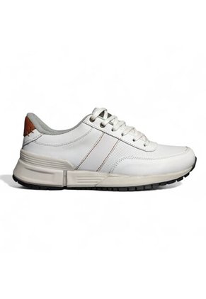 Tenis En CUERO Para Hombre Marca Monserrate Ref Vulcano Color Blanco