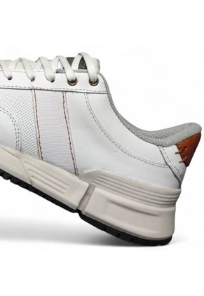 Tenis En CUERO Para Hombre Marca Monserrate Ref Vulcano Color Blanco