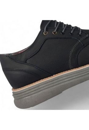Tenis En CUERO Para Hombre Marca Monserrate Ref Tucán Color Negro
