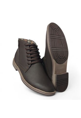 Botas En CUERO Para Hombre Marca Monserrate Ref Qatar Color Café Monserrate