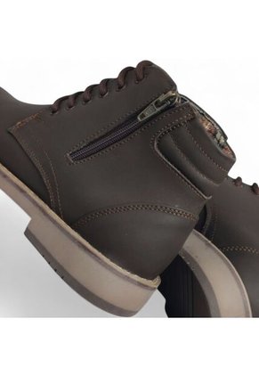 Botas En CUERO Para Hombre Marca Monserrate Ref Qatar Color Café