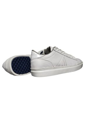 Tenis En Cuero Para Hombre Marca Monserrate Ref. Mulato Color Blanco