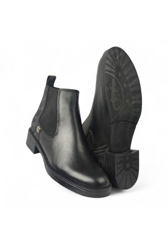 Botas Para Mujer En Cuero Color Negro  Marca MoreLiber Ref. Esbelta Monserrate
