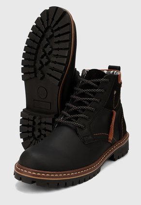 Bota Casual Negro-Azul Monserrate
