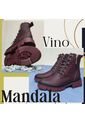 Bota De Mujer En Cuero Color Vinotinto Marca MoreLiber Ref. Mandala de Monserrate