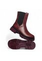 Botines De Mujer En Cuero Color Vino MoreLiber Ref. Genesis de Monserrate