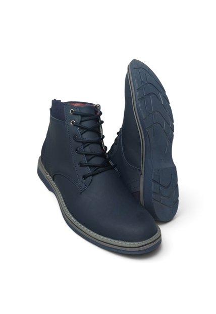 Botas En CUERO Para Hombre Marca Monserrate Ref Cocora Color Azul