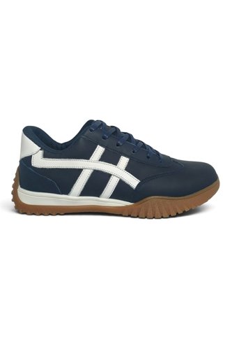 Tenis En CUERO Para Hombre Marca Monserrate Ref Cumbia Color Azul Monserrate