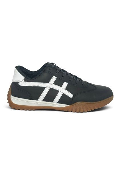 Tenis En CUERO Para Hombre Marca Monserrate Ref Cumbia Color Negro