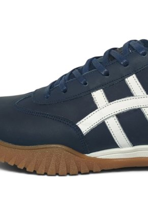 Tenis En CUERO Para Hombre Marca Monserrate Ref Cumbia Color Azul