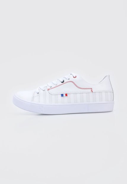 Tenis Lifestyle Blanco-Rojo Monserrate