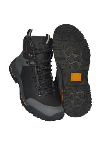 Botas Outdoor En Cuero Para Hombre Color Negro Marca Monserrate Ref. Alaska Monserrate
