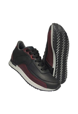 Tenis En Cuero Para Hombre Marca Monserrate Ref. Nevada Color Negro Monserrate