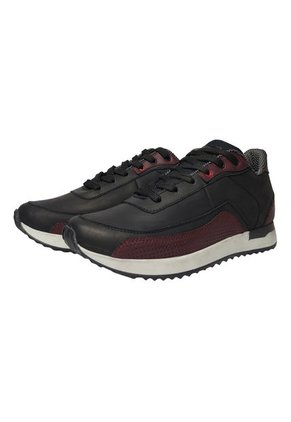 Tenis En Cuero Para Hombre Marca Monserrate Ref. Nevada Color Negro