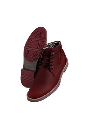 Botas En Cuero Para Hombre Color Vino Marca Monserrate Ref. Qatar