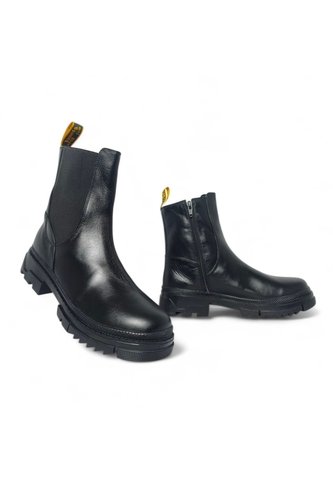 Botines De Mujer En Cuero Color Negro MoreLiber Ref. Genesis Monserrate