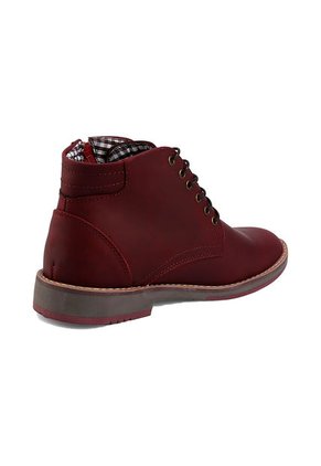 Botas En Cuero Para Hombre Color Vino Marca Monserrate Ref. Qatar