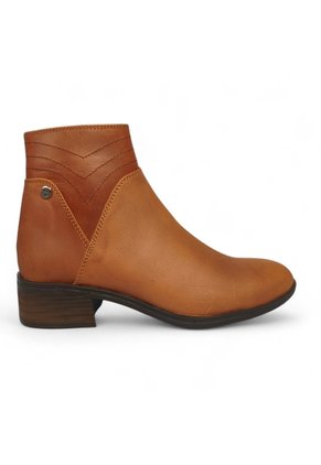 Botines De Mujer En Cuero Color Miel MoreLiber Ref. Diva