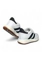 Tenis En CUERO Para Mujer Marca Moreliber Ref Élite Color Blanco-negro de Monserrate