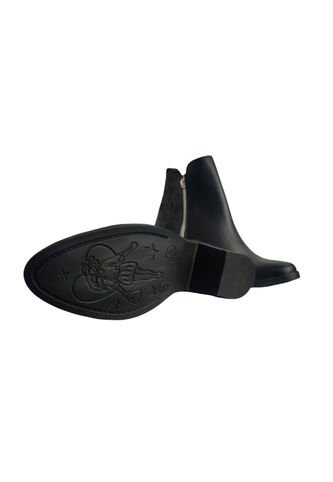 Botin En CUERO Para Mujer Marca Monserrate Ref Eden Negro Monserrate