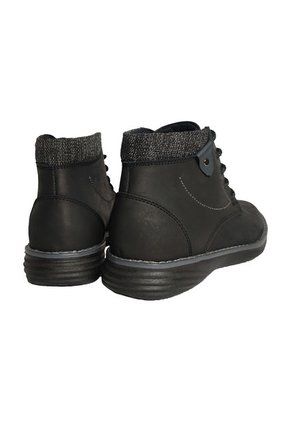 Botines En Cuero Para Hombre Color Negro Marca Monserrate Ref. Cienaga Negro