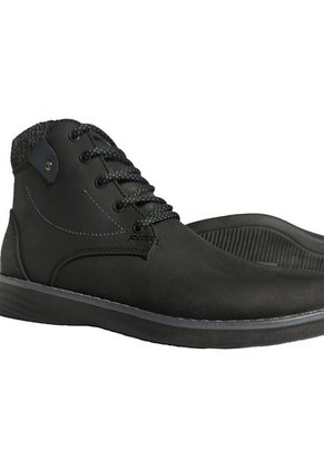 Botines En Cuero Para Hombre Color Negro Marca Monserrate Ref. Cienaga Negro