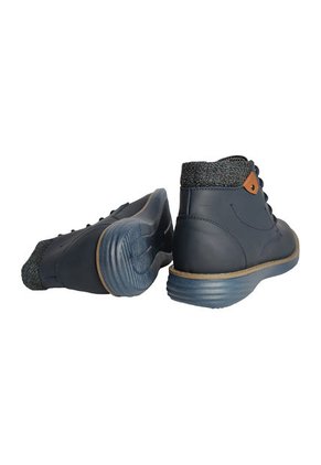 Botines En Cuero Para Hombre Color Azul Marca Monserrate Ref. Cienaga