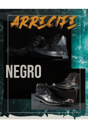 Botas En Cuero Para Hombre Color Negro Marca Monserrate Ref. Arrecife