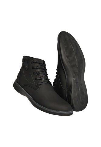 Botines En Cuero Para Hombre Color Negro Marca Monserrate Ref. Cienaga Negro Monserrate