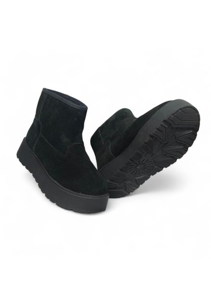 Botines De Mujer En Cuero Color Negro MoreLiber Ref. Cielo