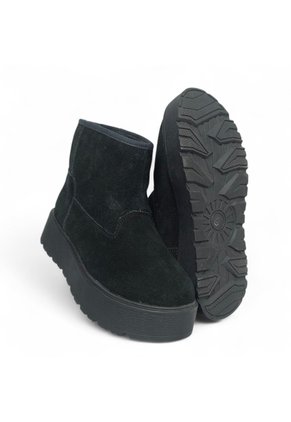 Botines De Mujer En Cuero Color Negro MoreLiber Ref. Cielo