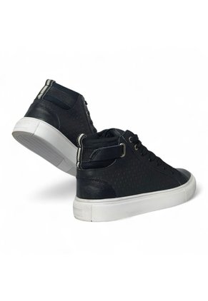 Tenis En CUERO Para Mujer Marca Moreliber Ref Prisma Color Negro
