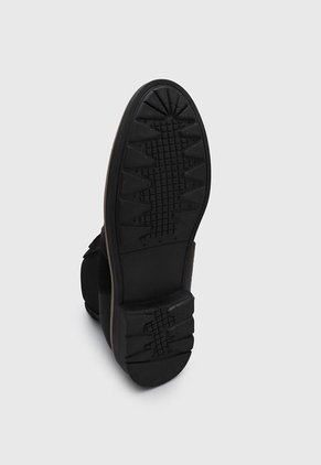 Bota Casual Negro-Café Monserrate