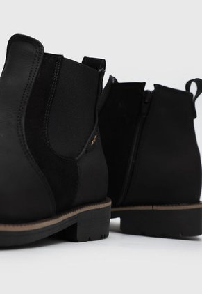 Bota Casual Negro-Café Monserrate