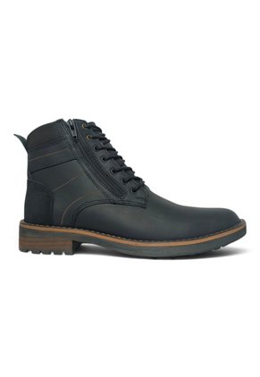 Botas En CUERO Para Hombre Marca Monserrate Ref Quechua Color Negro
