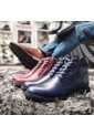 Botas En CUERO Para Hombre Marca Monserrate Ref Nogal Color Azul de Monserrate