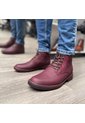 Botas En CUERO Para Hombre Marca Monserrate Ref Quechua Color Vino de Monserrate