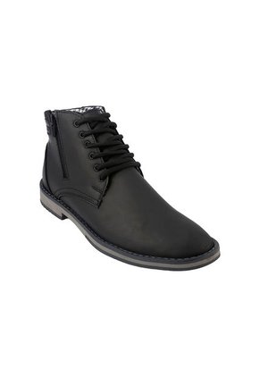 Botas En Cuero Para Hombre Color Negro Marca Monserrate Ref. Qatar
